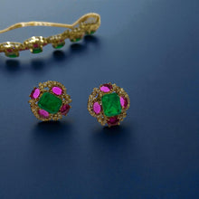 Ruby Emerald Royale Choker Set