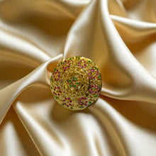 Royal Meenakari Mandala Ring