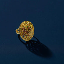 Twilight Leaf Statement Ring