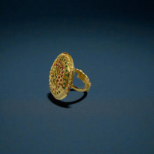 Peacock Radiance Statement Ring
