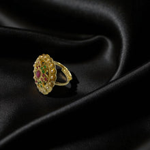 Floral Radiance Jadau Ring