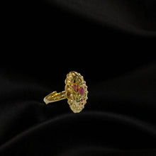 Floral Radiance Jadau Ring