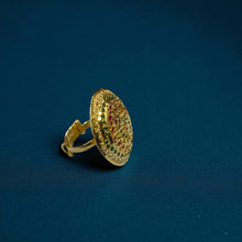 Peacock Radiance Statement Ring