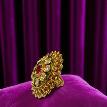 Ruby Royale Kundan Ring