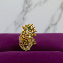 Regal Peacock Ring