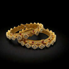 Jharokha Enamel Bangles