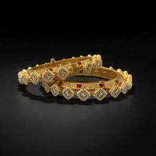 Jharokha Enamel Bangles