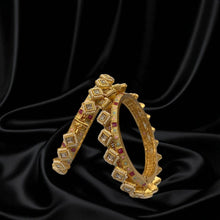 Jharokha Enamel Bangles