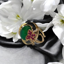 Emerald Enchant Butterfly Ring