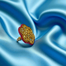 Regal Ruby Bloom Ring