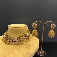 Nizam Gold Filigree Choker Set