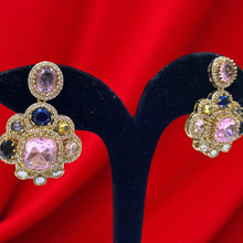 Royal Blush Crystal Earrings