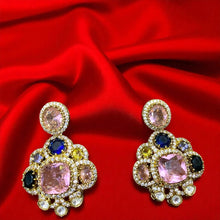 Royal Blush Crystal Earrings