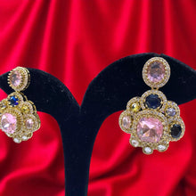 Royal Blush Crystal Earrings
