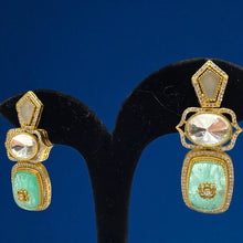 Emerald Grace Kundan Earrings