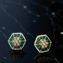 Emerald Radiance Studs