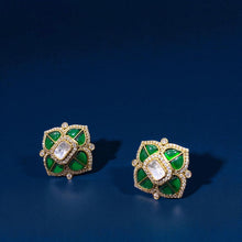 Emerald Blossom Studs