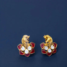 Ruby Grace Peacock Studs