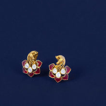 Ruby Grace Peacock Studs