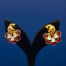 Ruby Grace Peacock Studs