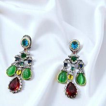 Celestial Cascade Multigem Earrings