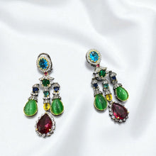 Celestial Cascade Multigem Earrings