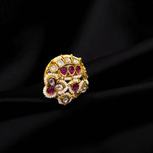 Royal Ruby Blossom Ring