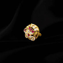 Royal Ruby Blossom Ring