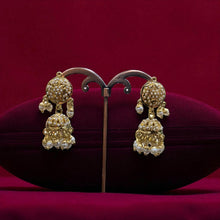 Antique Golden Temple Necklace Set