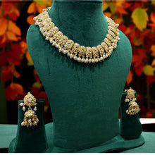 Antique Golden Temple Necklace Set