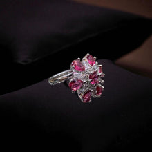 Crimson Petal Ring