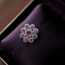 Ruby Blossom Ring
