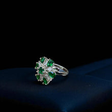 Green Petal Ring