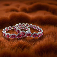 Crimson Elegance Bangles