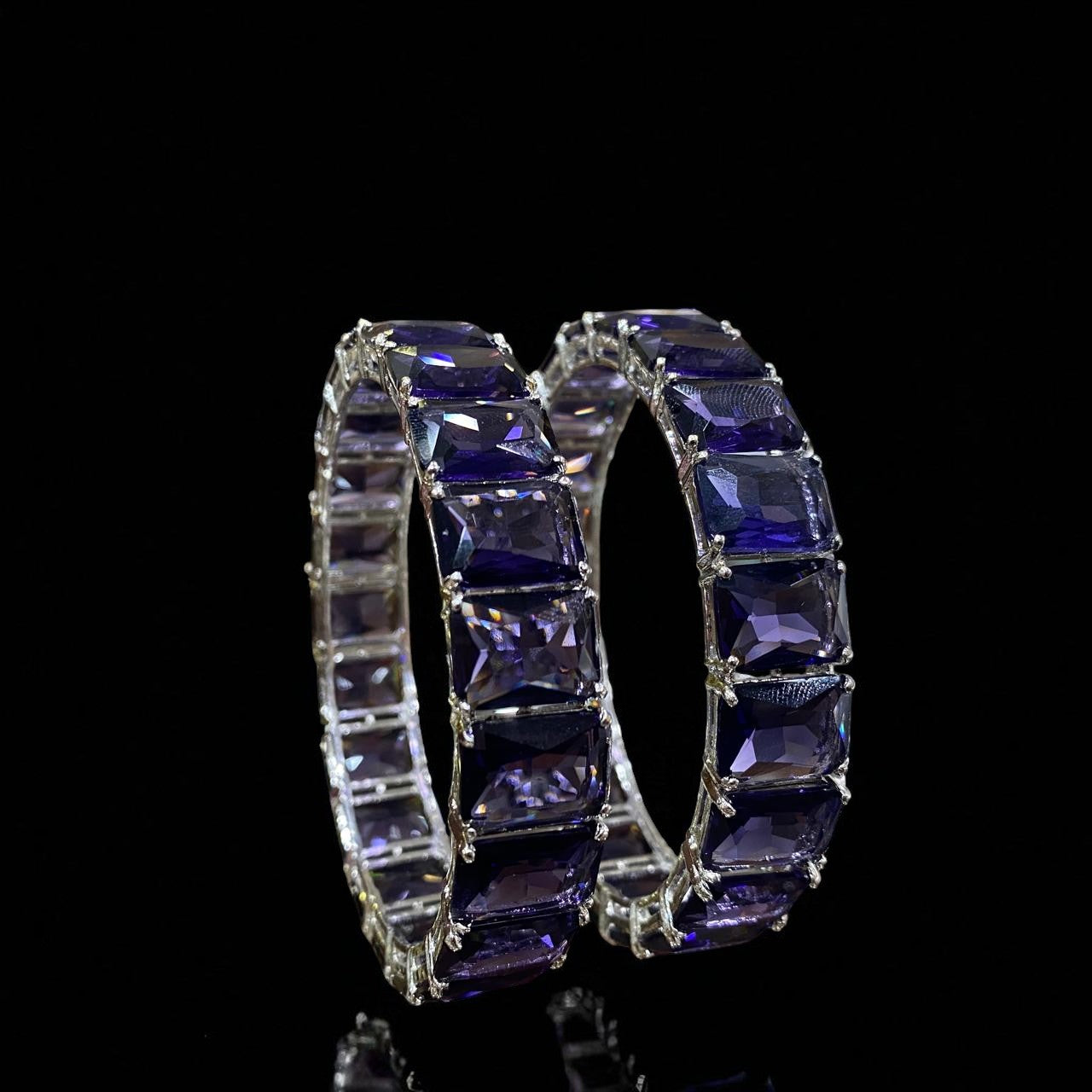 Royal Amethyst Radiance Bangles
