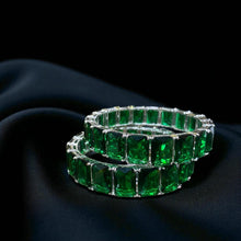Royal Emerald Radiance Bangles
