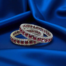 Scarlet Royale Ruby Bangles