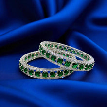 Scarlet Royale Emerald Bangles
