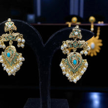 Royal Jadau Lotus Earrings