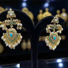 Royal Jadau Lotus Earrings