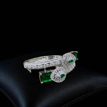 Emerald Radiance American Diamond Bangles