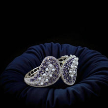 Pearl Amethyst Paisley Bangle