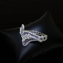 Pearl Amethyst Paisley Bangle