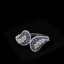 Pearl Amethyst Paisley Bangle