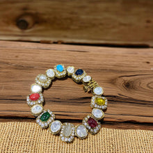 Navratna Gemstone Bracelet