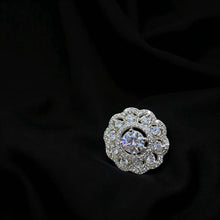 Radiant Bloom American Diamond Ring
