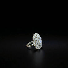 Radiant Bloom American Diamond Ring