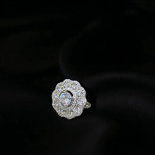 Radiant Bloom American Diamond Ring