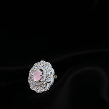 Radiant Bloom American Diamond Ring
