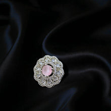 Radiant Bloom American Diamond Ring